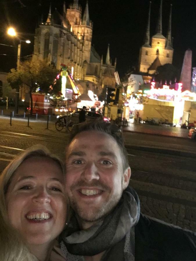 Ferienwohnung In Erfurt Mit Kleinem Balkon, 2 Schlafzimmer Zewnętrze zdjęcie